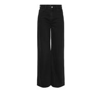 Pieces Jean Selma Pcselma BL102 Noos BC Coupe large Taille haute Noir 27W/32L Femme