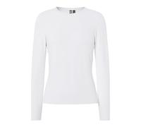Pieces Femme Pcsirene Tee Noos T Shirt Manches Longues, Blanc (Bright White), M EU
