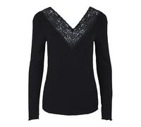 Pieces Femme Pcsiri Top Noos T Shirt Manches Longues, Noir, S EU