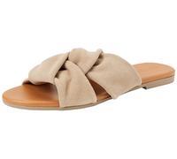 PIECES Femme Pcvisana Sandales en Daim, Taupe Clair, 36 EU
