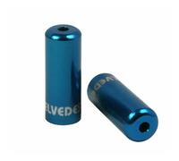 Pièces ferrules etanches aluminium Elvedes (x50) Bleu