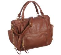 PIECES FRANCESCA 17035380, Pochette femme - brun (cognac) - V.1, 31x24x16 cm (B x H x T)