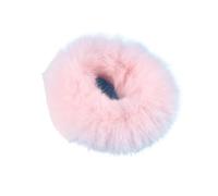 Pieces Fuzzy Scrunchies Chouchous en peluche for femmes, chouchous d'hiver fourrure de lapin bleu rose, cravate for cheveux, queue cheval douce, corde, bandes élastiques caoutchouc(Pink)