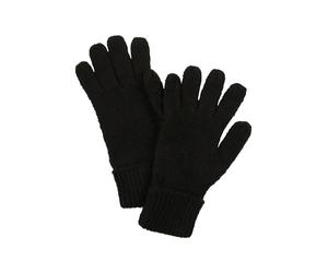 PIECES Gants 'PYRON' noir chiné, Taille XS-XL
