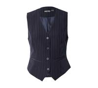 PIECES Gilet de costume 'PCBOZZY' bleu nuit / blanc, Taille 34