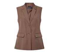 PIECES Gilet 'PCBlossom' marron, Taille S-M