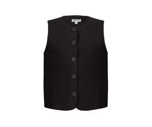 PIECES Gilet 'PCKamil' noir, Taille M