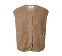 PIECES Gilet 'PCKATTY' beige foncé, Taille M