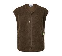 PIECES Gilet 'PCKatty' moka, Taille S