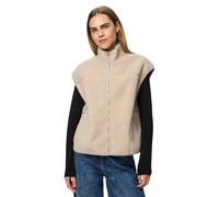 Pieces Veste en peluche pour femme Pcsadia Noos Bc Gris argenté Taille M
