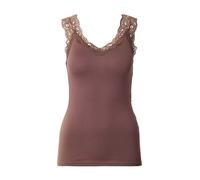PIECES Haut 'PCBARBERA' chocolat, Taille L