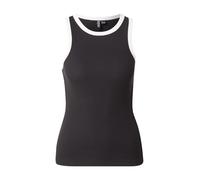 PIECES Haut 'PCMAY' noir / blanc, Taille XL