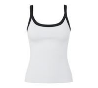 PIECES Haut 'PCMay' noir / blanc, Taille XL