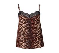 PIECES Haut 'PCTIFFANY' marron / noisette / noir, Taille L