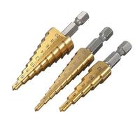 Pièces Hss Étape C?Ne Foret Titane Trou Cutter Set 3-12/4-42/4-20mm