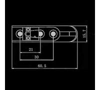 Pièces Individuelles De Selle De Pont, Cordier À 4 Cordes Avec Vis Pour Guitare Basse