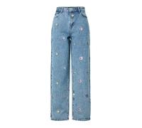 PIECES Jean 'PCBENNIE' bleu denim / lilas / bleu violet, Taille 27 Longueur 32
