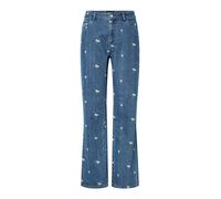 PIECES Jean 'PCFlora' bleu / olive / blanc, Taille 26 Longueur 32
