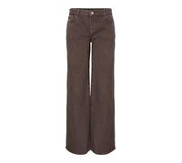 PIECES Jean 'PCSELMA' brun foncé, Taille 26 Longueur 32