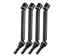 Pièces Jouets RC Pour Traxxas Pour Maxx 2.0 V2 89076-4 Pour WideMaxx 1/10 4 Pièces 8996X Arbre Transmission CVD Allongé Avec Hexagone Roue Pièces Mise À Niveau Voiture RC(Black)