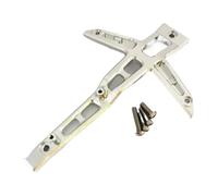 Pièces Jouets RC Pour Traxxas Pour Maxx 8921 1/10 Renfort Châssis Supérieur Avant En Aluminium Pour Voiture RC Crawler Pièces Accessoires Mise À Niveau(Silver)