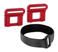 Pièces Jouets RC Pour Traxxas Pour Sledge Pour Maxx Pour Slash 6S 1/8 Support De Fixation Métallique Avec Sangle 9628 Pièces De Rechange Pour Voiture RC(Red)