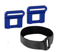 Pièces Jouets RC Pour Traxxas Pour Sledge Pour Maxx Pour Slash 6S 1/8 Support De Fixation Métallique Avec Sangle 9628 Pièces De Rechange Pour Voiture RC(Blue)