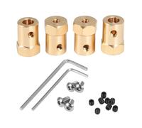 Pièces Jouets RC Pour Wpl C14 C24 C34 B14 B24 B16 B36 Pour Mn D90 Pour Mn99S Adaptateur Hexagonal Moyeu De Roue En Laiton 5 Mm À 12 Mm Pour Voiture RC