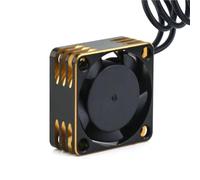 Pièces Jouets RC Ventilateur De Refroidissement Métallique 25 Mm Pour Moteur/ESC Pièce De Rechange Modifiée Pour Voiture RC 25 X 25 Mm(Yellow)