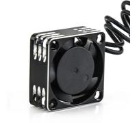 Pièces Jouets RC Ventilateur De Refroidissement Métallique 25 Mm Pour Moteur/ESC Pièce De Rechange Modifiée Pour Voiture RC 25 X 25 Mm(Silver)