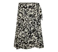 PIECES Jupe 'Larisa' crème / noir, Taille 34