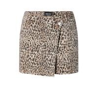 PIECES Jupe 'PCSalume' beige foncé / taupe / anthracite, Taille 36