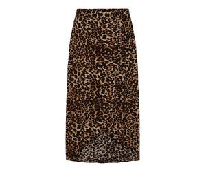 PIECES Jupe 'Tala' beige / marron, Taille 36