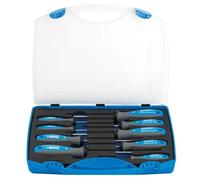 Unior Union 621419 621419-Juego de 9 destornilladores TBI en caja de plástico Serie 607PB9TBI Mixte, 10 x 10 x 5 cm