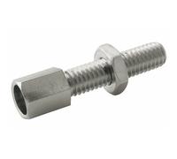 Pièces kits de tendeurs câbles de dérailleurs Elvedes M6 Laiton (x15) Argenté
