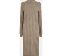 Pieces Knit Mini Dress Gris taupe 10 (S) Female