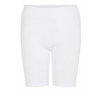 PIECES Pclondon Shorts Noos, Legging Femme, Blanc (Bright White), W27 (Taille Fabricant: S/M)