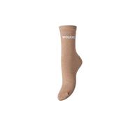 PIECES Long Glitter Statement Sock Pcsebby Chaussettes Longues à Paillettes FC, Naturel, Taille Unique Femmes