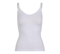 Pieces Plain Underwear Top Noos, Maillot De Corps Femme, Blanc (White White), 40 (Taille Fabricant: L/XL)