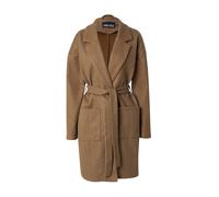 PIECES Manteau mi-saison marron chiné, Taille S