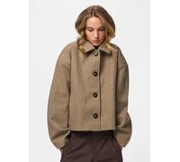 PIECES Manteau mi-saison 'PCAYA' greige, Taille XL