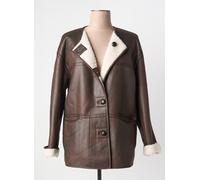 pieces manteaux femme de couleur marron 36