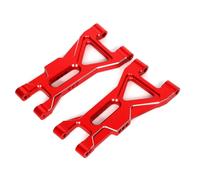 PièCes Mise Niveau Rc Pour Arrma Pour Gorgon 4X2 Mega 550 Gpm 1/10 Bras Suspension Inférieurs Avant Aluminium 7075 Accessoire Modèle Assembler(Red)
