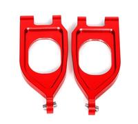 PièCes Mise Niveau Rc Pour Arrma Pour Gorgon 4X2 Mega 550 Gpm M 1/10 Bras Suspension Avant Supérieurs Aluminium 7075 Accessoire Modèle Assembler(Red)