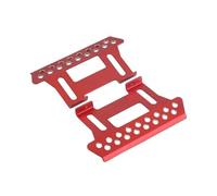 PièCes Mise Niveau Rc Pour Axial Pour SCX10 90046 90047 Pour Wrangler D90 TF2 Pour Rock Slider 1/10 Marchepied Latéral Alliage D'aluminium 2 Pièces RC Car Crawler Upgrade(Red)