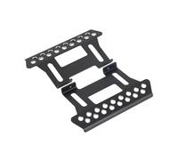 PièCes Mise Niveau Rc Pour Axial Pour SCX10 90046 90047 Pour Wrangler D90 TF2 Pour Rock Slider 1/10 Marchepied Latéral Alliage D'aluminium 2 Pièces RC Car Crawler Upgrade(Black)