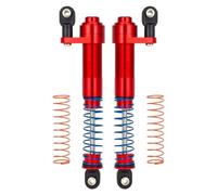 PièCes Mise Niveau Rc Pour Axial Pour SCX10 90046 Pour TRX4 Pour Capra Pour Redcat Gen8A 1/10 RC Crawler Amortisseurs Métalliques Réglables Gros Alésage Remplis D'huile(Red)