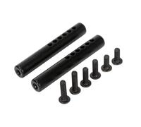 PièCes Mise Niveau Rc Pour Axial Pour SCX10 90046 Pour TRX4 Pour TRX6 YK4102 1/10 2 Pièces Support De Pare Chocs En Métal Poteau Carré Cercle Avec Vis Chenille RC(Round)