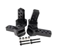 PièCes Mise Niveau Rc Pour Axial Pour SCX10 II DIY 90046 1/10 RC Crawler Upgrade 4 Pièces Aluminium AR44 Essieu Arrière Supérieur Lien Élévateur Anti Squat Support(Black)