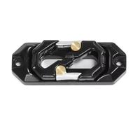 PièCes Mise Niveau Rc Pour Axial Pour SCX10 Pour Traxxas Pour TRX4 1/10 RC Crawler Car Treuil Magnétique Guide Câble Guidon Protection Crochet Remorquage(Black)